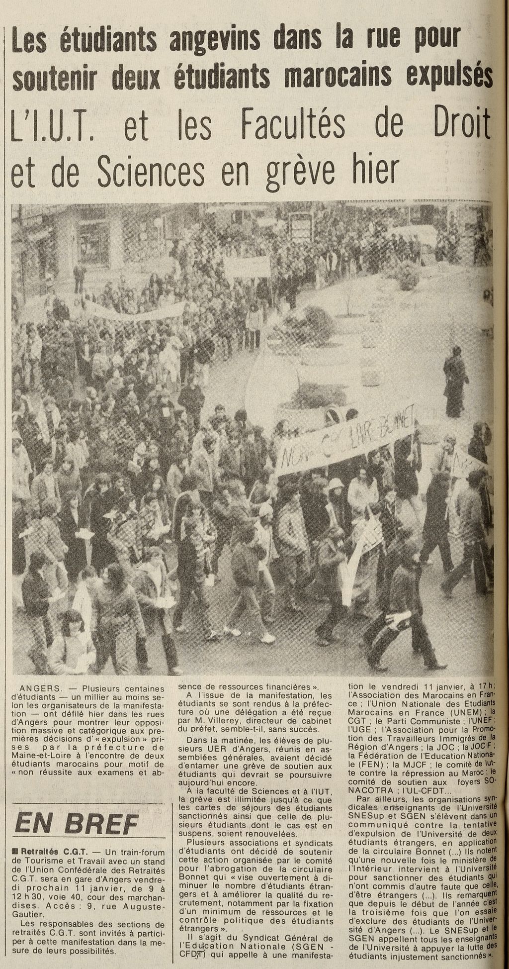 Courrier de l'Ouest - 10 janvier 1980