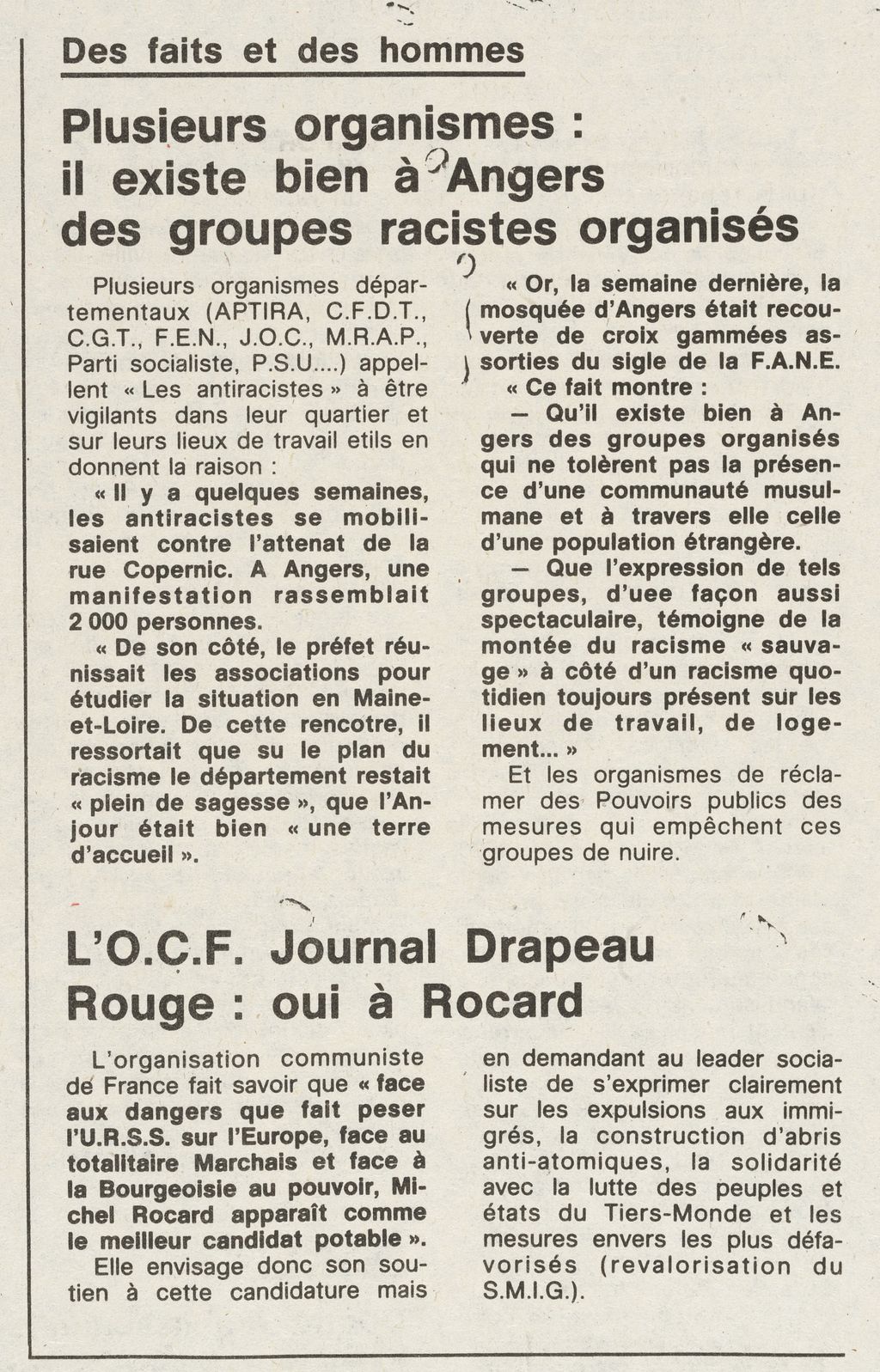 Ouest France - 24 octobre 1980